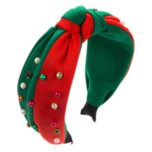 Load image into Gallery viewer, CHRISTMAS PEARL HEADBAND WITH DRILL BAND