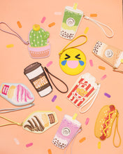 Load image into Gallery viewer, Novelty Wristlet - Strawberry Ice Cream