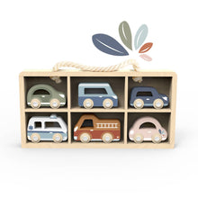Load image into Gallery viewer, Speedy Monkey Car Display Case with 6 Vehicles
