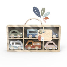 Load image into Gallery viewer, Speedy Monkey Car Display Case with 6 Vehicles