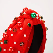 Load image into Gallery viewer, CHRISTMAS PEARL HEADBAND WITH DRILL BAND