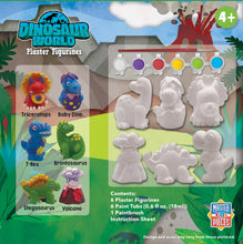 Load image into Gallery viewer, Dinosaur World - Plaster Figurine Paint Set