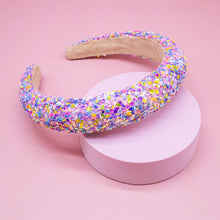 Load image into Gallery viewer, Kids Padded Headband - Chunky Sequin Hair Band