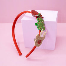 Load image into Gallery viewer, Christmas Charm Headband and Hair Clips - Interchangeable