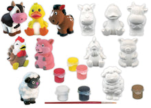 Load image into Gallery viewer, Farm Friends - Plaster Figurine Paint Set