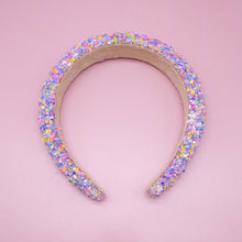 Load image into Gallery viewer, Kids Padded Headband - Chunky Sequin Hair Band