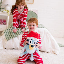 Load image into Gallery viewer, Bluey with Santa Hat 12” Plush