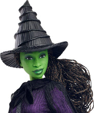 Load image into Gallery viewer, Mattel Universal Wicked Deluxe Elphaba Fashion Doll & Accessories, Movie-Inspired Look
