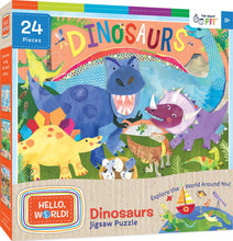 Load image into Gallery viewer, Hello, World! - Dinosaurs 24 Piece Puzzle