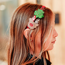 Load image into Gallery viewer, Christmas Charm Headband and Hair Clips - Interchangeable