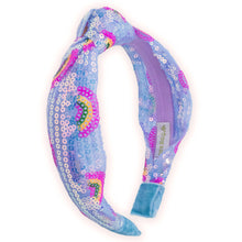 Load image into Gallery viewer, Kids Sequin Knot Headband - Rainbow