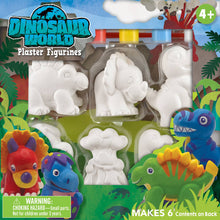 Load image into Gallery viewer, Dinosaur World - Plaster Figurine Paint Set