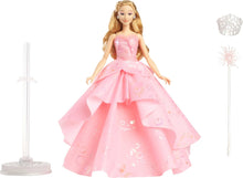 Load image into Gallery viewer, Mattel Universal Wicked Deluxe Glinda Fashion Doll & Accessories Including Crown & Scepter, Movie-Inspired Look with Posability