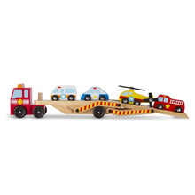 Load image into Gallery viewer, Melissa and Doug Emergency Vehicle Carrier