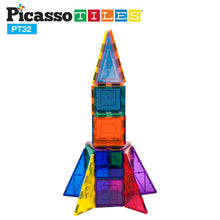 Load image into Gallery viewer, PicassoTiles® 32 Rocket Set PT32