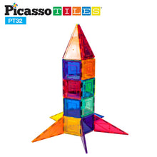 Load image into Gallery viewer, PicassoTiles® 32 Rocket Set PT32