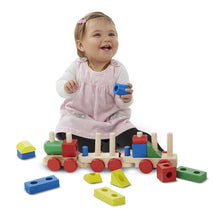 Load image into Gallery viewer, Melissa and Doug Stacking Train Toy
