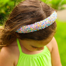 Load image into Gallery viewer, Kids Padded Headband - Chunky Sequin Hair Band
