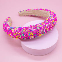 Load image into Gallery viewer, Padded Sprinkles Headband - Confetti Hair Band
