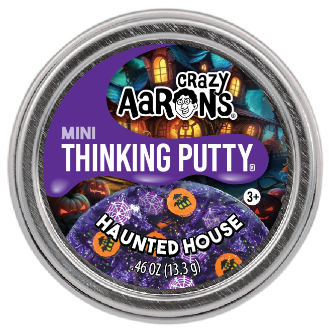 Crazy Aarons Thinking Putty Halloween Mini Tin Assortment (Haunted House)