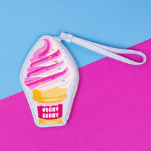 Load image into Gallery viewer, Novelty Wristlet - Strawberry Ice Cream
