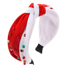 Load image into Gallery viewer, CHRISTMAS PEARL HEADBAND WITH DRILL BAND
