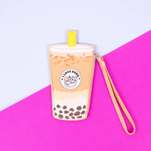Load image into Gallery viewer, Novelty Wristlet - Original Boba Milk Tea
