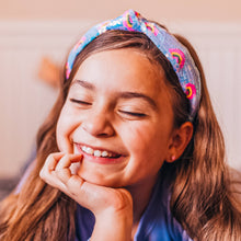 Load image into Gallery viewer, Kids Sequin Knot Headband - Rainbow
