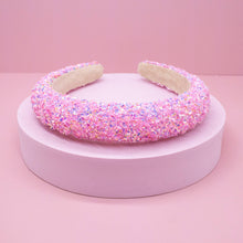 Load image into Gallery viewer, Kids Padded Headband - Chunky Sequin Hair Band
