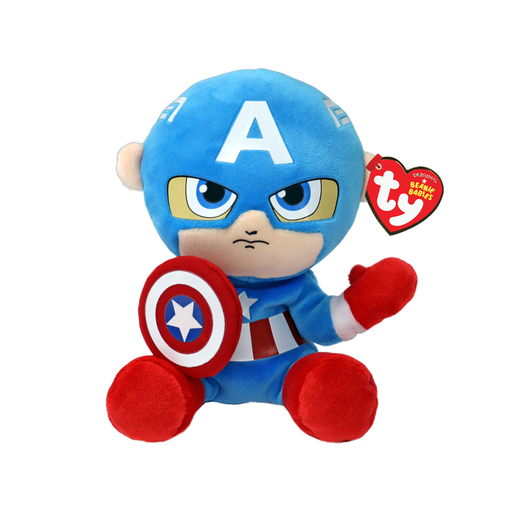 TY Marvel Floppy Captain America