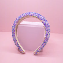 Load image into Gallery viewer, Kids Padded Headband - Chunky Sequin Hair Band
