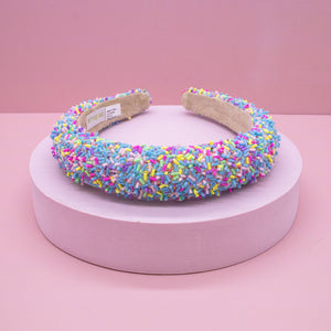 Padded Sprinkles Headband - Confetti Hair Band