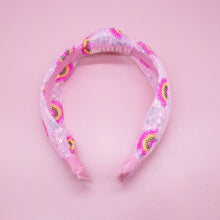 Load image into Gallery viewer, Kids Sequin Knot Headband - Rainbow
