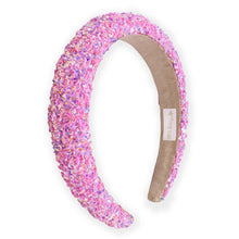 Load image into Gallery viewer, Kids Padded Headband - Chunky Sequin Hair Band
