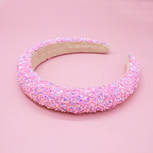 Kids Padded Headband - Chunky Sequin Hair Band