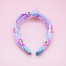 Load image into Gallery viewer, Kids Sequin Knot Headband - Rainbow
