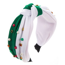 Load image into Gallery viewer, CHRISTMAS PEARL HEADBAND WITH DRILL BAND
