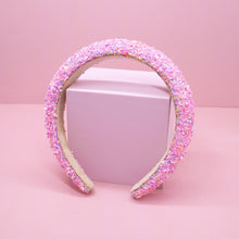 Load image into Gallery viewer, Kids Padded Headband - Chunky Sequin Hair Band
