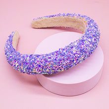 Load image into Gallery viewer, Kids Padded Headband - Chunky Sequin Hair Band

