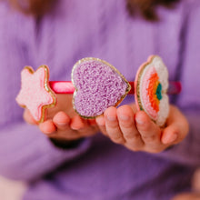Load image into Gallery viewer, Interchangeable Charm Headband and Hair Clips - Rainbow, Star and Heart
