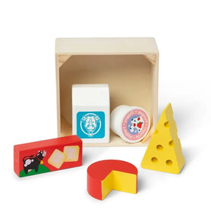 Melissa and Doug Wooden Food Groups Play Set - Dairy