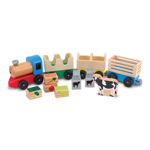 Melissa and Doug Wooden Farm Train