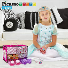 Load image into Gallery viewer, PicassoTiles Kids 20 Piece Fairytale Royal Princess Dress Up

