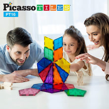 Load image into Gallery viewer, PicassoTiles 16 Piece Magnetic Building Block Set
