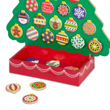 Load image into Gallery viewer, Melissa &amp; Doug Countdown to Christmas Wooden Calendar - Magnetic Tree
