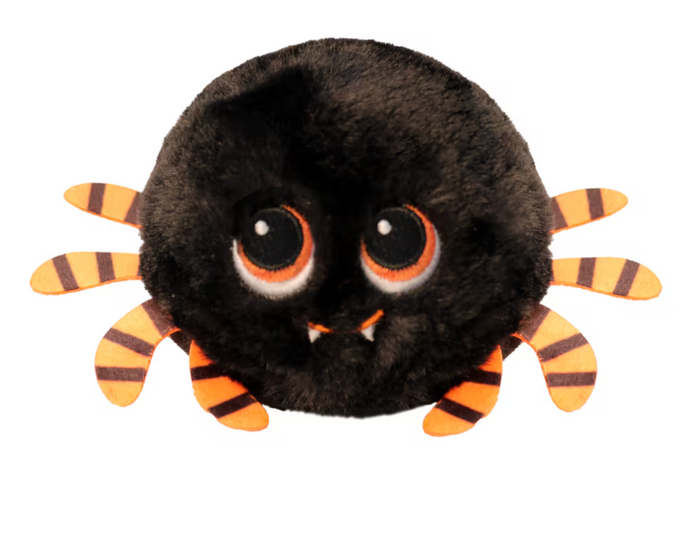 Ty Halloween Beanie Bouncer Spider on w white background