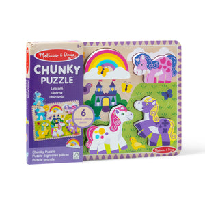 Melissa and Doug Unicorn Chunky Puzzle