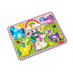 Melissa and Doug Unicorn Chunky Puzzle