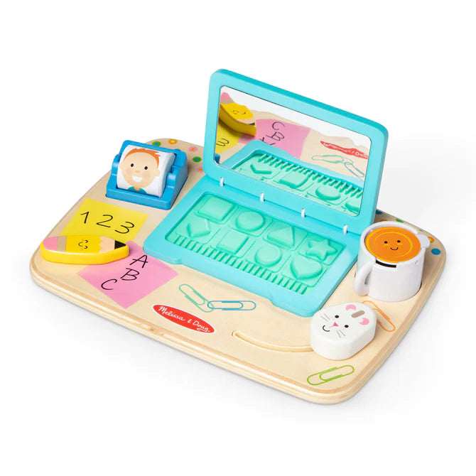 Melissa and Doug work and play desktop activity board