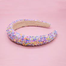Load image into Gallery viewer, Kids Padded Headband - Chunky Sequin Hair Band
